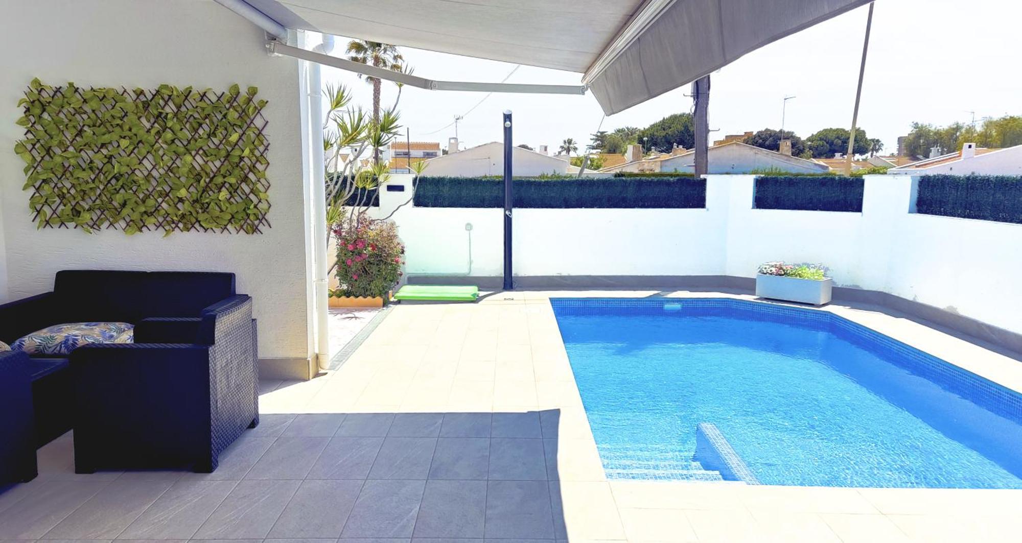 Vila Casa Soleada Piscina Climatizada Y Privada Santiago De La Ribera Exteriér fotografie
