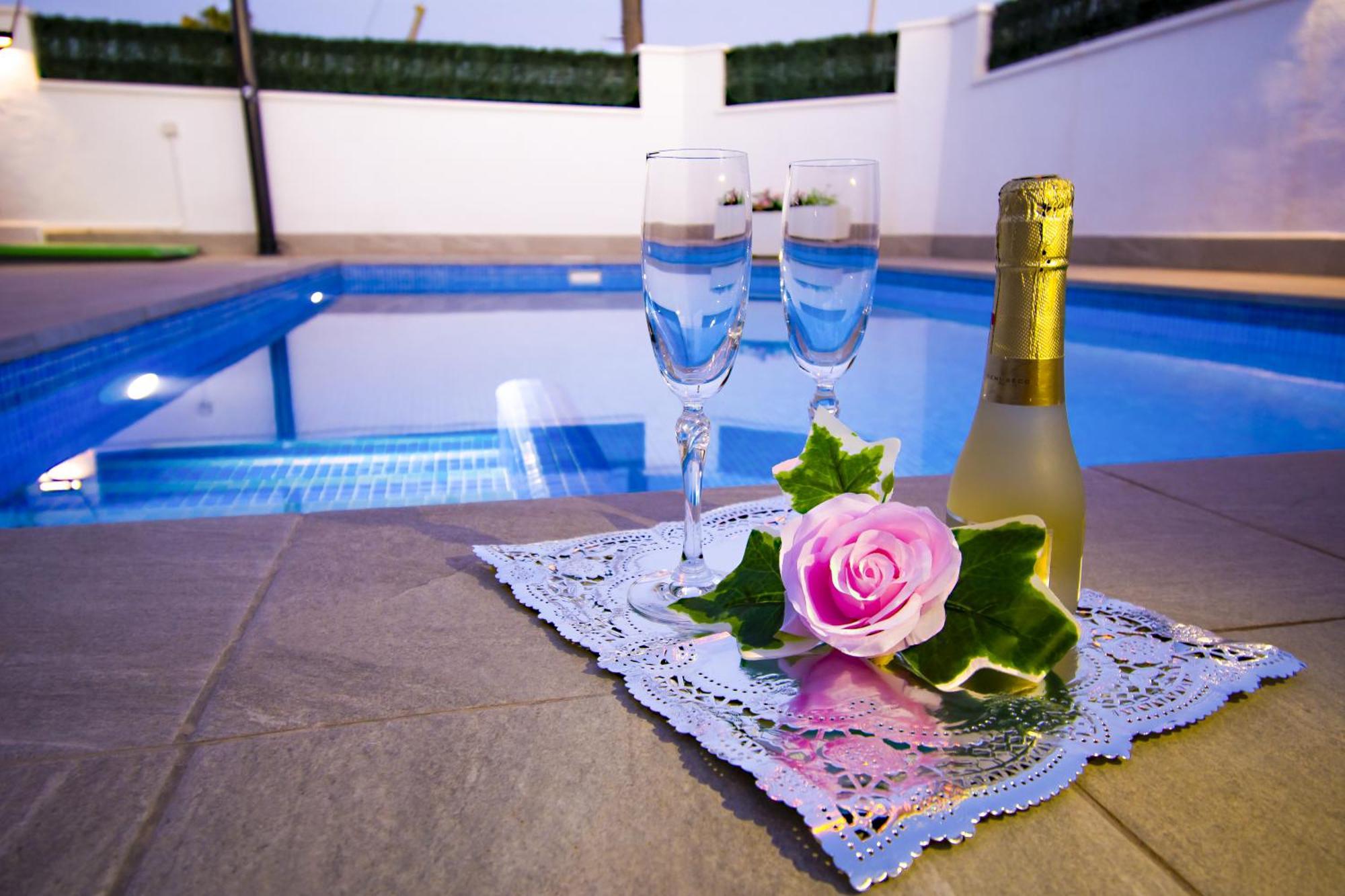 Vila Casa Soleada Piscina Climatizada Y Privada Santiago De La Ribera Exteriér fotografie